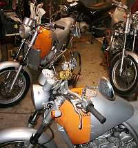 Moto-Anhäufung in meiner Garage