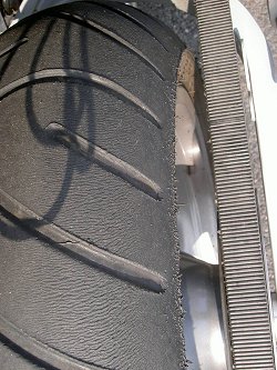 Auch ein 160er kann bis zur Kante gefahren werden