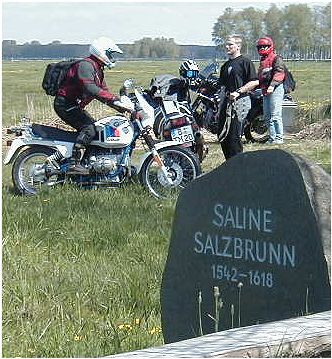 Saline in Salzbrunn mit nettem Unterstellhaus